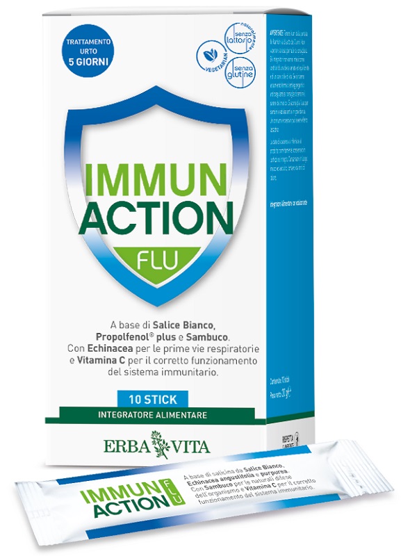 IMMUN ACTION FLU 10 STICKPACK - farmasconti.eu