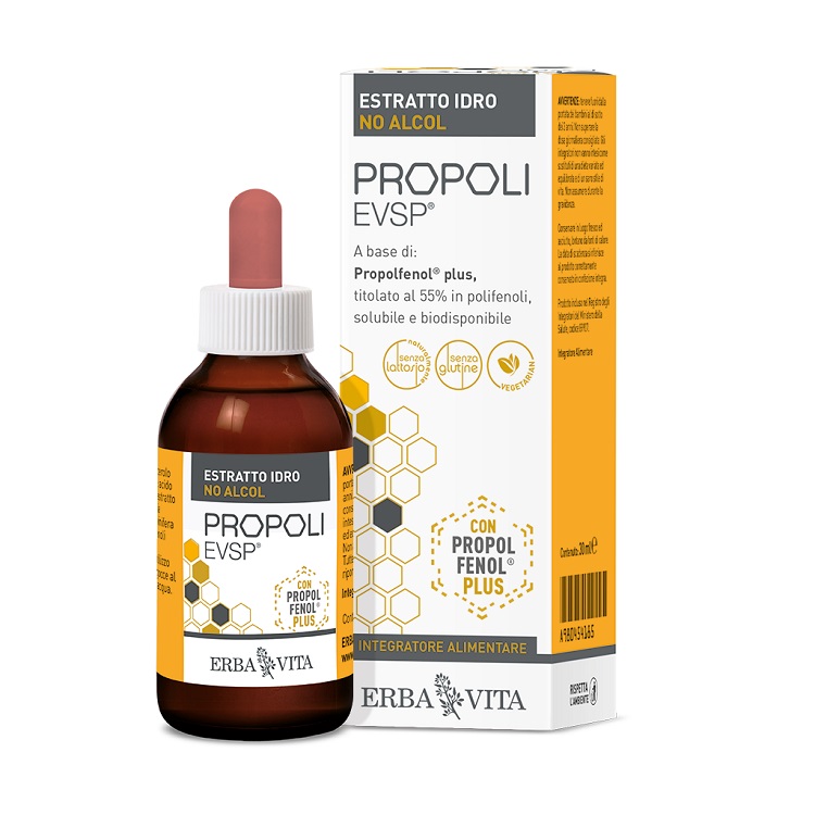PROPOLI EVSP ESTRATTO IDRO NO ALCOL 30 ML - farmasconti.eu