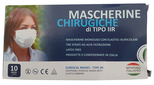 UNIMASCHERINA CHIRURGICA 10 PEZZI - farmasconti.eu