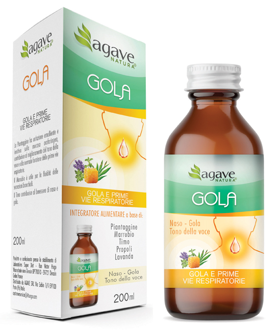 AGAVE NATURA SCIROPPO GOLA 200 ML - farmasconti.eu