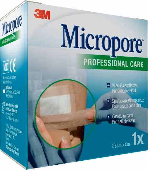 CEROTTO IN CARTA MICROPORE SURGICAL TAPE TAN M5X25MM - farmasconti.eu