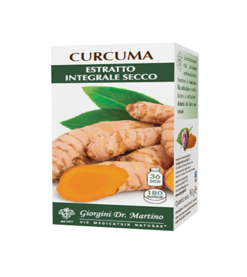 CURCUMA ESTRATTO INTEGRALE SECCO 180 PASTIGLIE - farmasconti.eu