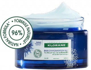 KLORANE CREMA IDRATANTE NOTTE FIORDALISO ACIDO IALURONICO 50 ML - farmasconti.eu