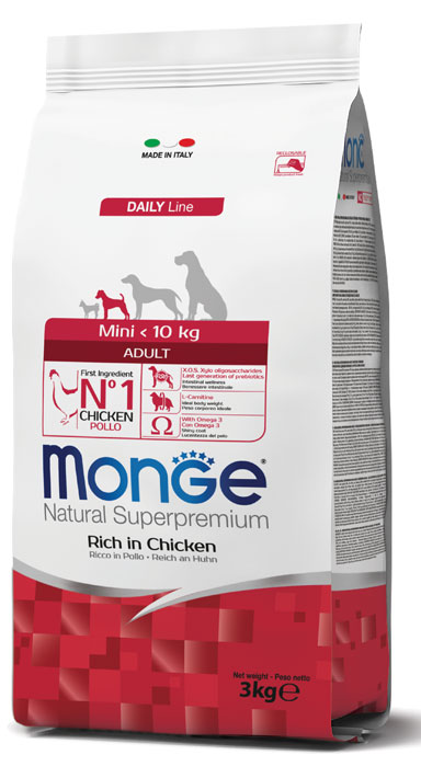 MONGE DOG MINI ADULT 3 KG - farmasconti.eu