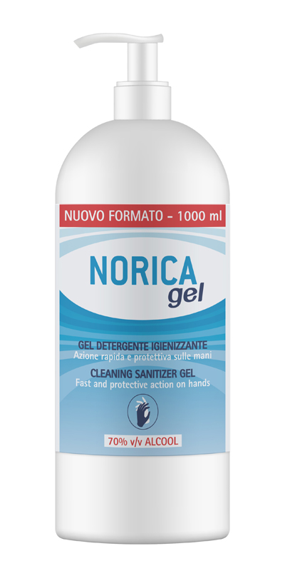 NORICA GEL DETERGENTE IGIENIZZANTE 70% ALCOOL 1000 ML - farmasconti.eu