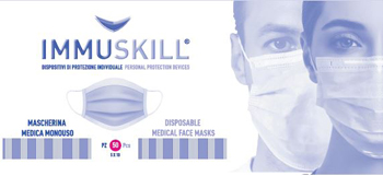 IMMUSKILL MASCHERINA CHIRURGICA 50 PEZZI - farmasconti.eu