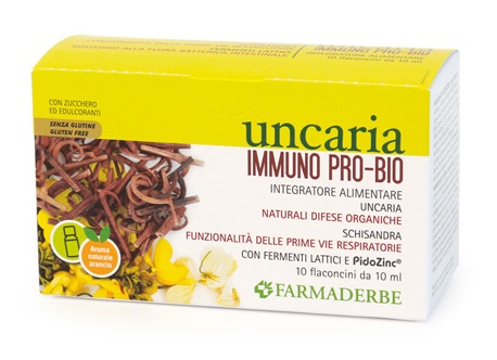 UNCARIA IMMUNO PRO BIO 10 FLACONCINI DA 10 ML - farmasconti.eu