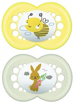 MAM SUCCHIETTO ORIGINAL 16+ SILICONE NEUTRO 2 PEZZI - farmasconti.eu