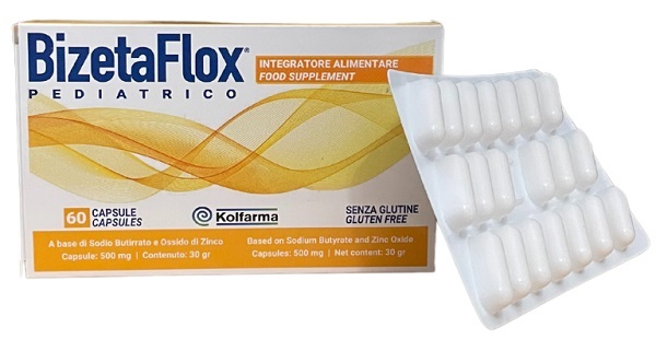 BIZETAFLOX PEDIATRICO 60 CAPSULE DA 500 MG - farmasconti.eu