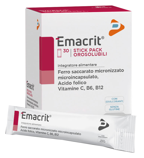 EMACRIT OROSOLUBILE 30 STICK PACK - farmasconti.eu