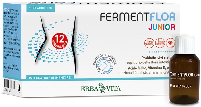 FERMENTFLOR JUNIOR 10 FLACONCINI - farmasconti.eu