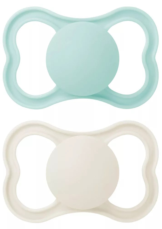MAM AIR SUCCHIETTO 6+ MESI SILICONE NEUTRO 2 PEZZI - farmasconti.eu