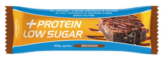 ULTIMATE BARRETTA+ PROTEIN LOW SUGAR BROWNIE 60 G - farmasconti.eu