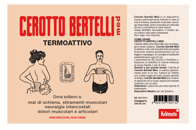 BERTELLI CEROTTO MED GRANDE 24 X 16 CM - farmasconti.eu