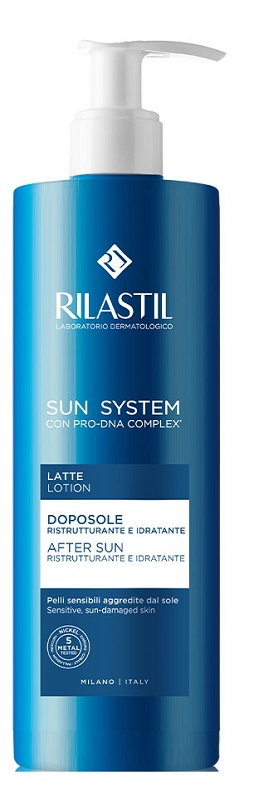 RILASTIL SUN SYSTEM LATTE DOPOSOLE RISTRUTTURANTE E IDRATANTE 400 ML - farmasconti.eu