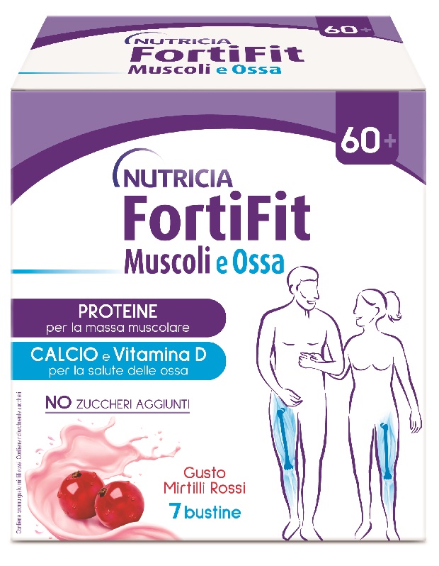 FORTIFIT MUSCOLI&OSSA MIRTILLO ROSSO 7 BUSTINE - farmasconti.eu