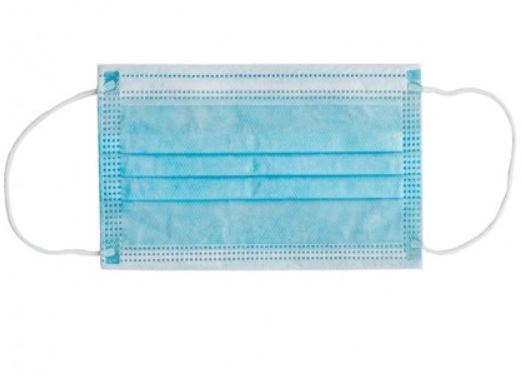 MASCHERINA CHIRURGICA FILTRANTE 98% 3 VELI TIPO IIR CON ELASTICI ADULTI AZZURRA 10 PEZZI - farmasconti.eu