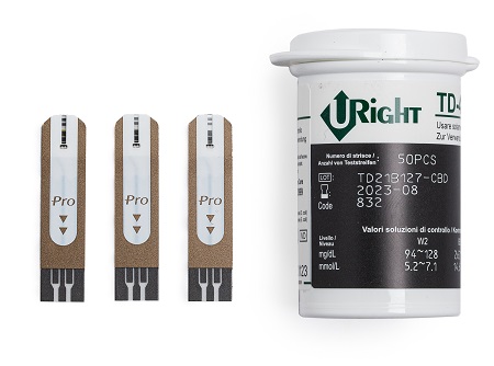 STRISCE MISURAZIONE GLICEMIA U-RIGHT TD 4279 50 PEZZI - farmasconti.eu