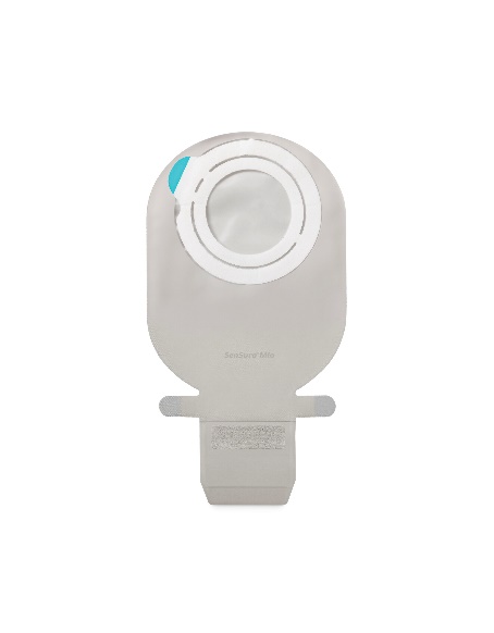 SENSURA MIO FLEX SISTEMA 2 PEZZI CON AGGANCIO ADESIVO SACCA ILEOSTOMIA RIVESTITA 70MM DA 550 ML 30 PEZZI - farmasconti.eu