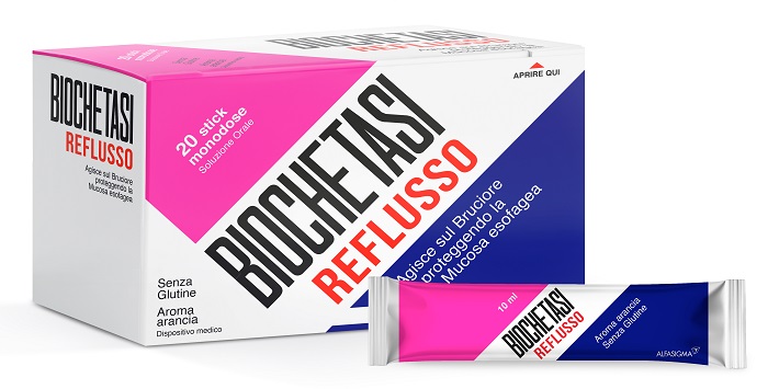 BIOCHETASI REFLUSSO 20 STICK AROMA ARANCIA - farmasconti.eu
