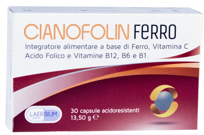 CIANOFOLIN FERRO 30 CAPSULE - farmasconti.eu