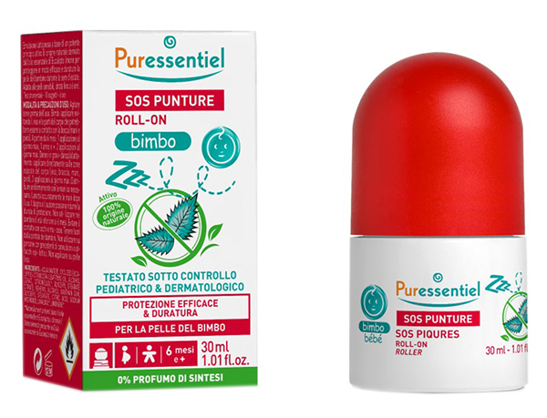 PURESSENTIEL ROLL PUNTURA BAMBINO INSETTI 30 ML - farmasconti.eu