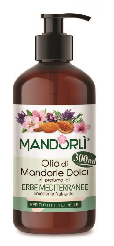 MANDORLI ERBE MEDITERRANEE OLIO CORPO 300 ML - farmasconti.eu