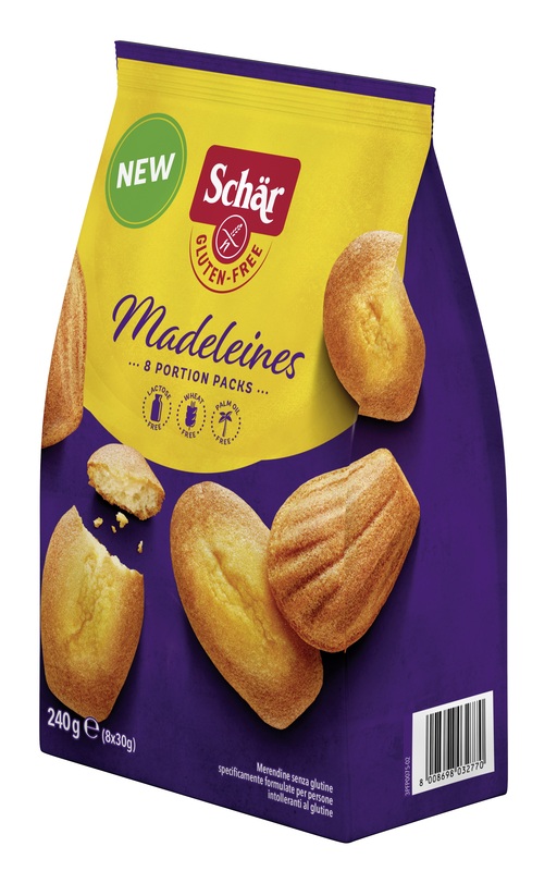 SCHAR MADELEINES SENZA LATTOSIO 8 PORZIONI DA 30 G - farmasconti.eu