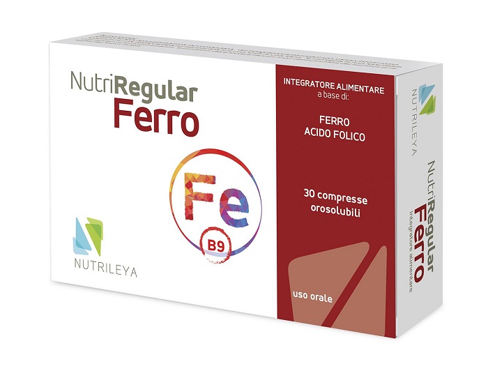 NUTRIREGULAR FERRO 30 COMPRESSE OROSOLUBILI - farmasconti.eu