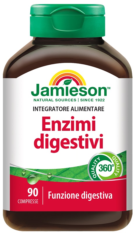 JAMIESON ENZIMI DIGESTIVI 90 COMPRESSE - farmasconti.eu