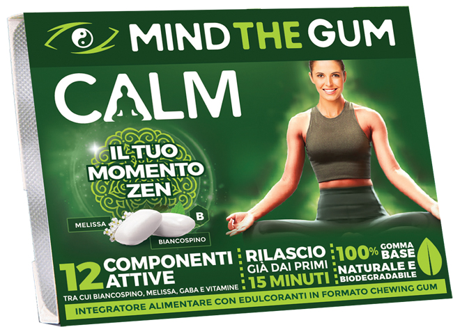 MIND THE GUM CALM 18 GOMME SENZA ZUCCHERO - farmasconti.eu