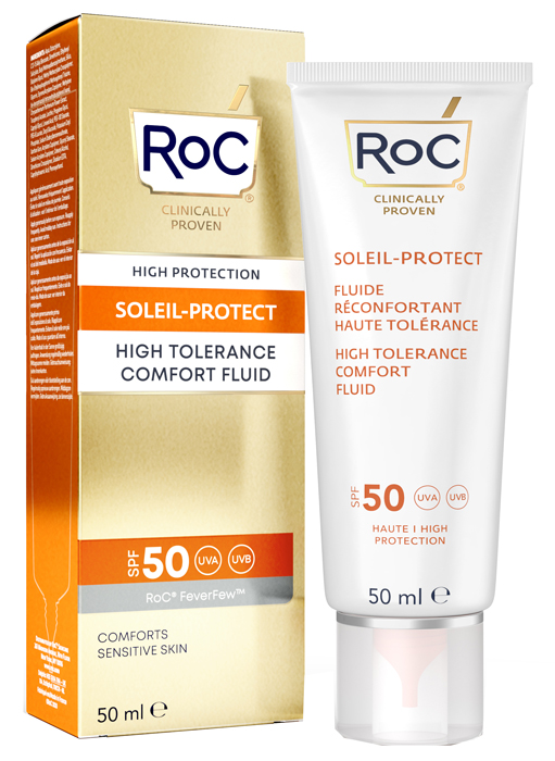 ROC FLUIDO SOLARE VISO SPF 50 ELEVATA TOLLERABILITA' 50 ML - farmasconti.eu