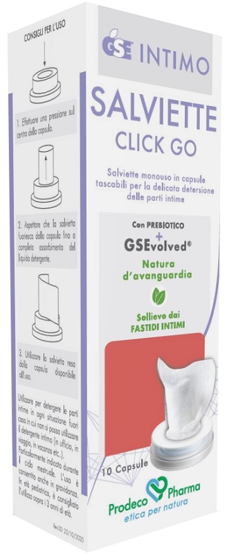 GSE INTIMO SALVIETTE CLICK GO 10 PEZZI - farmasconti.eu