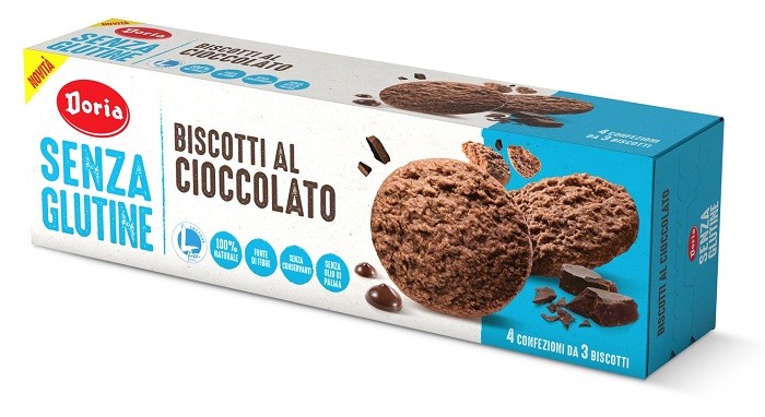 DORIA BISCOTTI CIOCCOLATO 4X37,5 G - farmasconti.eu
