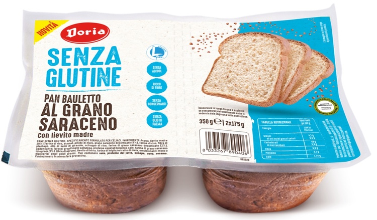 DORIA PAN BAULETTO GRANO SARACENO 2 PEZZI DA 175 G - farmasconti.eu