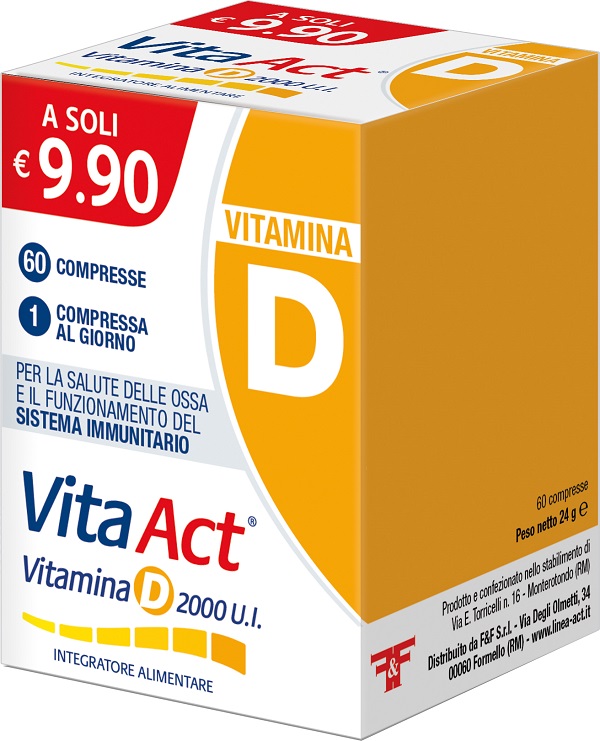 VITA ACT VITAMINA D 2000UI 60 COMPRESSE - farmasconti.eu