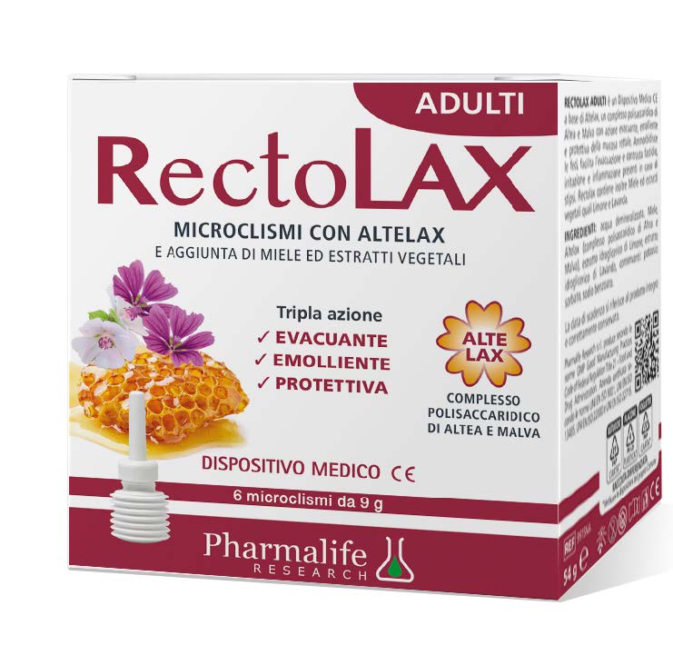 RECTOLAX ADULTI MICROCLISMI 6 PEZZI DA 9 G - farmasconti.eu