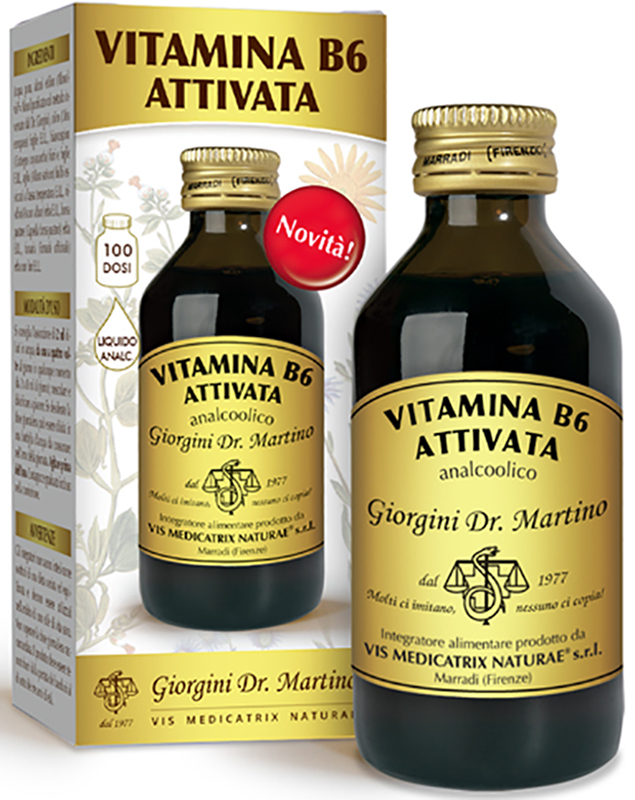 VITAMINA B6 ATTIVATA LIQUIDO ANALCOLICO 100 ML - farmasconti.eu