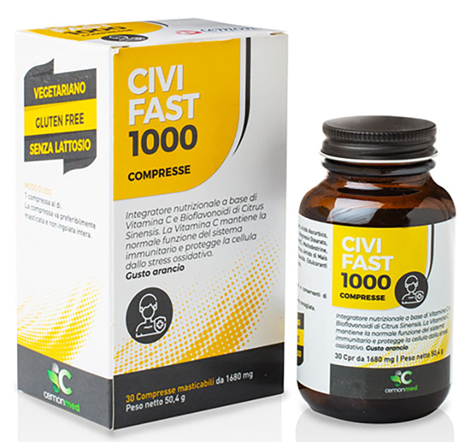 CEMONMED CIVIFAST 1000 30 COMPRESSE MASTICABILI - farmasconti.eu