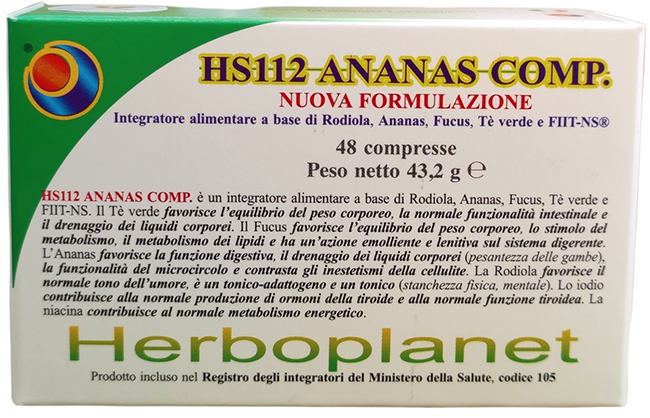 HS112 ANANAS COMP 48 COMPRESSE - farmasconti.eu