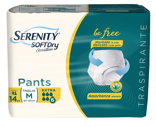 SERENITY PANTS SD SENSITIVE EXTRA M 14 PEZZI - farmasconti.eu