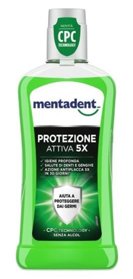MENTADENT COLLUTORIO PROTEZIONE ATTIVA 400 ML - farmasconti.eu