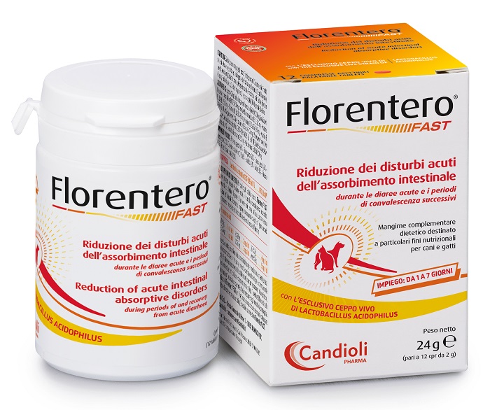 FLORENTERO FAST BARATTOLO DA 12 COMPRESSE APPETIBILI DA 2 G - farmasconti.eu