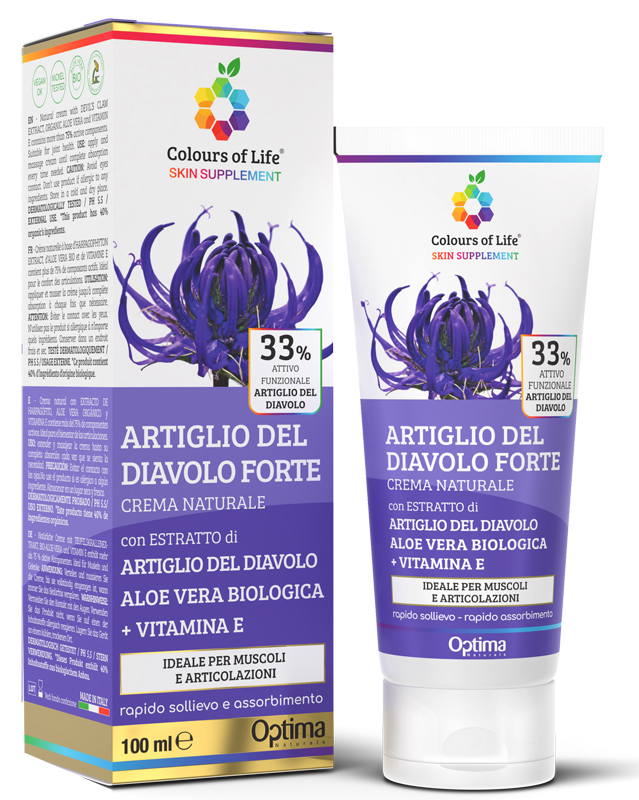 COLOURS OF LIFE SKIN SUPPLEMENT ARTIGLIO DEL DIAVOLO 33% CREMA 100 ML - farmasconti.eu