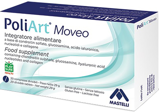 POLIART MOVEO 20 COMPRESSE DIVISIBILI NON RIVESTITE - farmasconti.eu