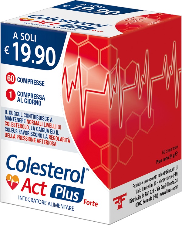 COLESTEROL ACT PLUS FORTE 60 COMPRESSE - farmasconti.eu