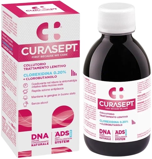 CURASEPT COLLUTORIO ADS DNA TRATTAMENTO LENITIVO 200 ML - farmasconti.eu