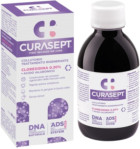 CURASEPT COLLUTORIO ADS DNA TRATTAMENTO RIGENERANTE 200 ML - farmasconti.eu