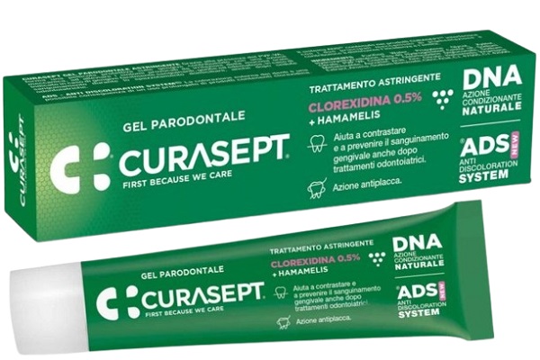 CURASEPT GEL PARODONTALE ADS DNA TRATTAMENTO ASTRINGENTE 30 ML - farmasconti.eu