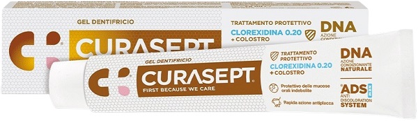 CURASEPT GEL DENTIFRICIO ADS DNA TRATTAMENTO PROTETTIVO 75 ML - farmasconti.eu